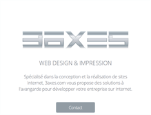 Tablet Screenshot of 3axes.com